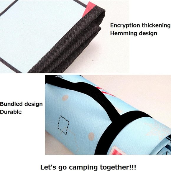 Authentic Store Outdoor Camping Mat Fashion Nation Style Printed Thickened - Picture 6 of 14